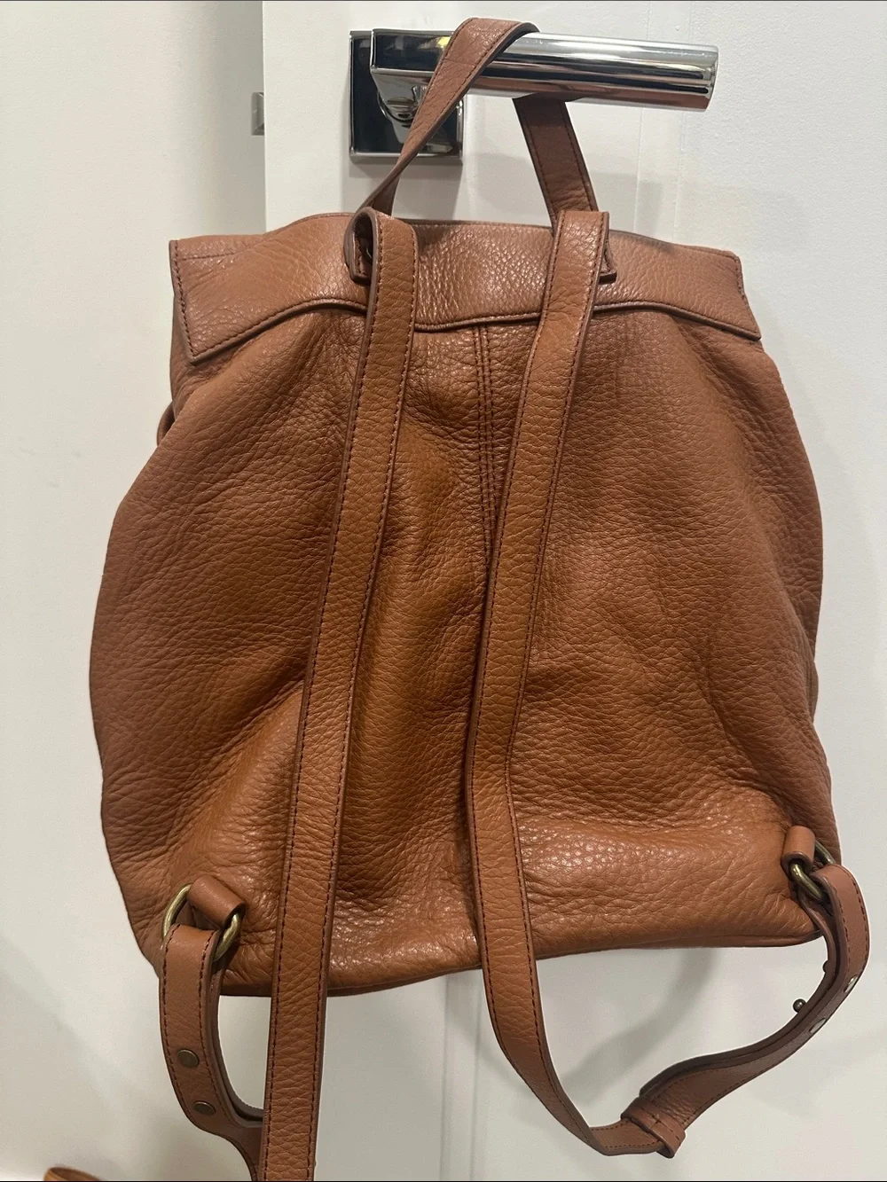 Lucky Brand Tan Leather Backpack